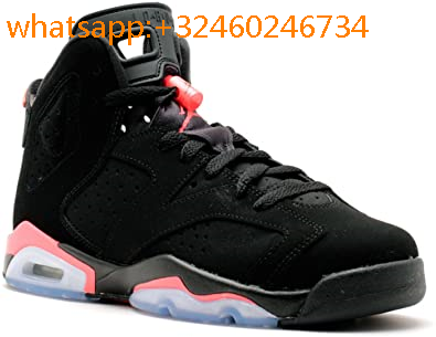 Air-Jordan-6-chaussure,Nike-Air-Jordan-6-Retro,Chaussures-de-Sport-Homme,Blanc,For-Men,AIR JORDAN 6 Retro BG (GS) 'Infrared 2014' - 384665-023 - Size ...