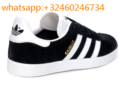 adidas-gazelle-femme-noir,Chaussures-Adidas-Gazelle-Homme-Montante-AGH196,Adidas gazelle noir femme Fanny chaussures