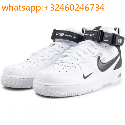 air-force-one-montante,nike-air-force-1-low-noir-et-blanche-homme,Baskets Nike air force one montante 38