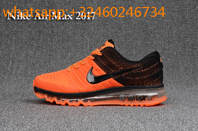 nike air max 2017 homme orange