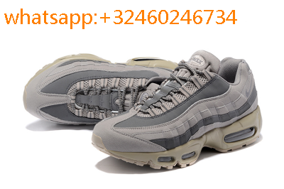 air-max-95-homme-gris-et-beige,chaussure-nike-homme-pas-cher,basket-homme-nike-pas-cher,Nike Air Max 95 Premium grise et beige - Chaussures Baskets ...