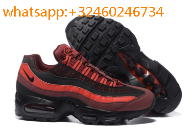 air-max-95-homme-noir-et-rouge,basket-nike-air-max-95,Homme Nike Air Max 95 Gris Noir Rouge