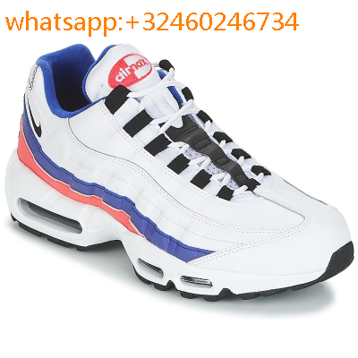 air max 95 blanche bleu rouge